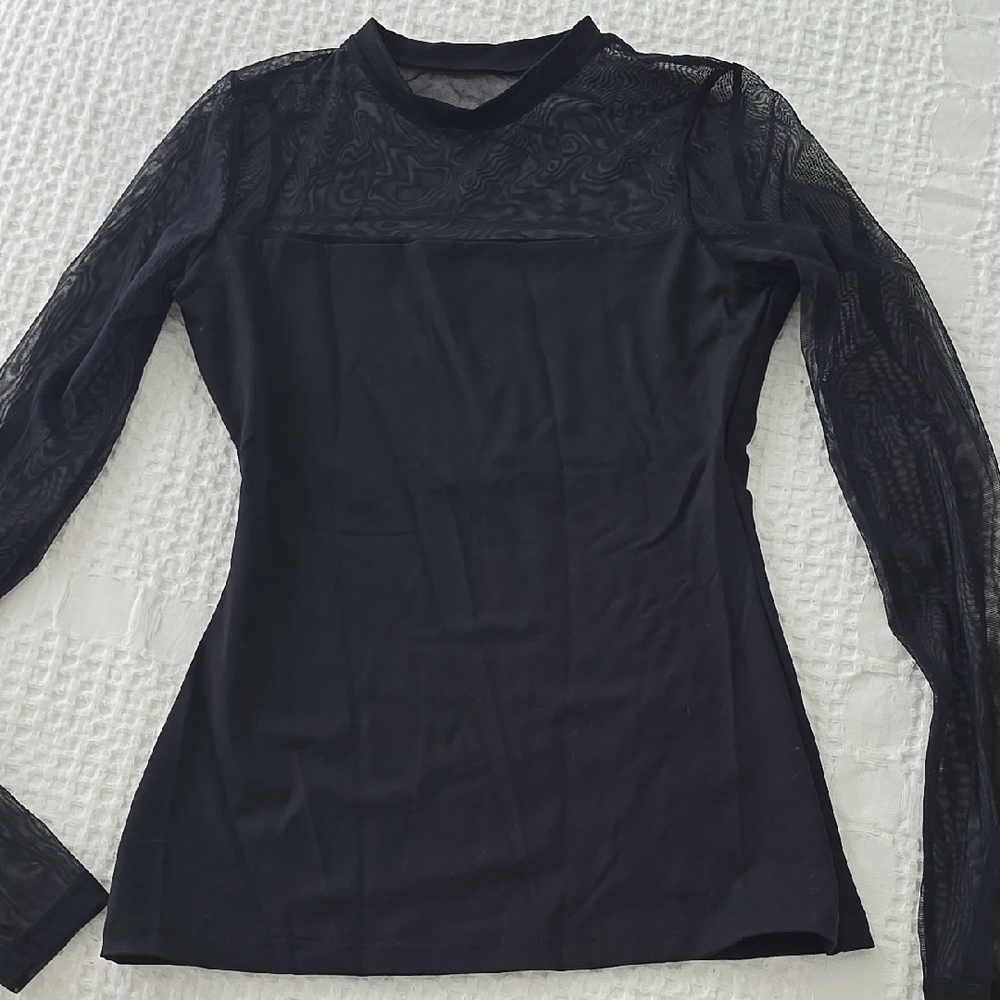 Susana Monaco Mesh Blouse XS